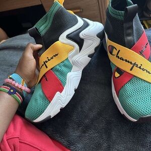 Champion Colorful High-Top Sneakers